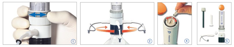 SOCOREX 520数字型瓶口配液器 1-5 mL - 通用型瓶口分液器